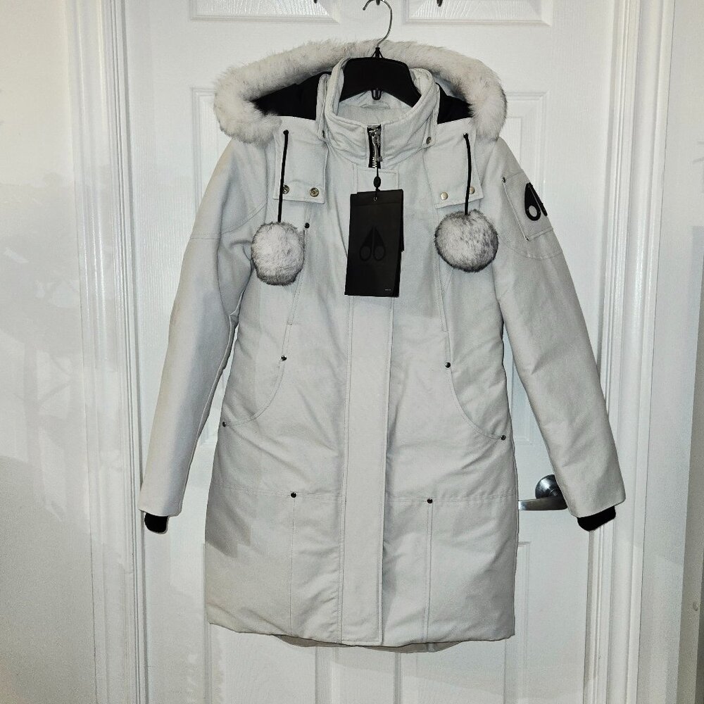 MOOSE KNUCKLES ORIGINAL SHEARLING STIRLING PARKA - SMALL
